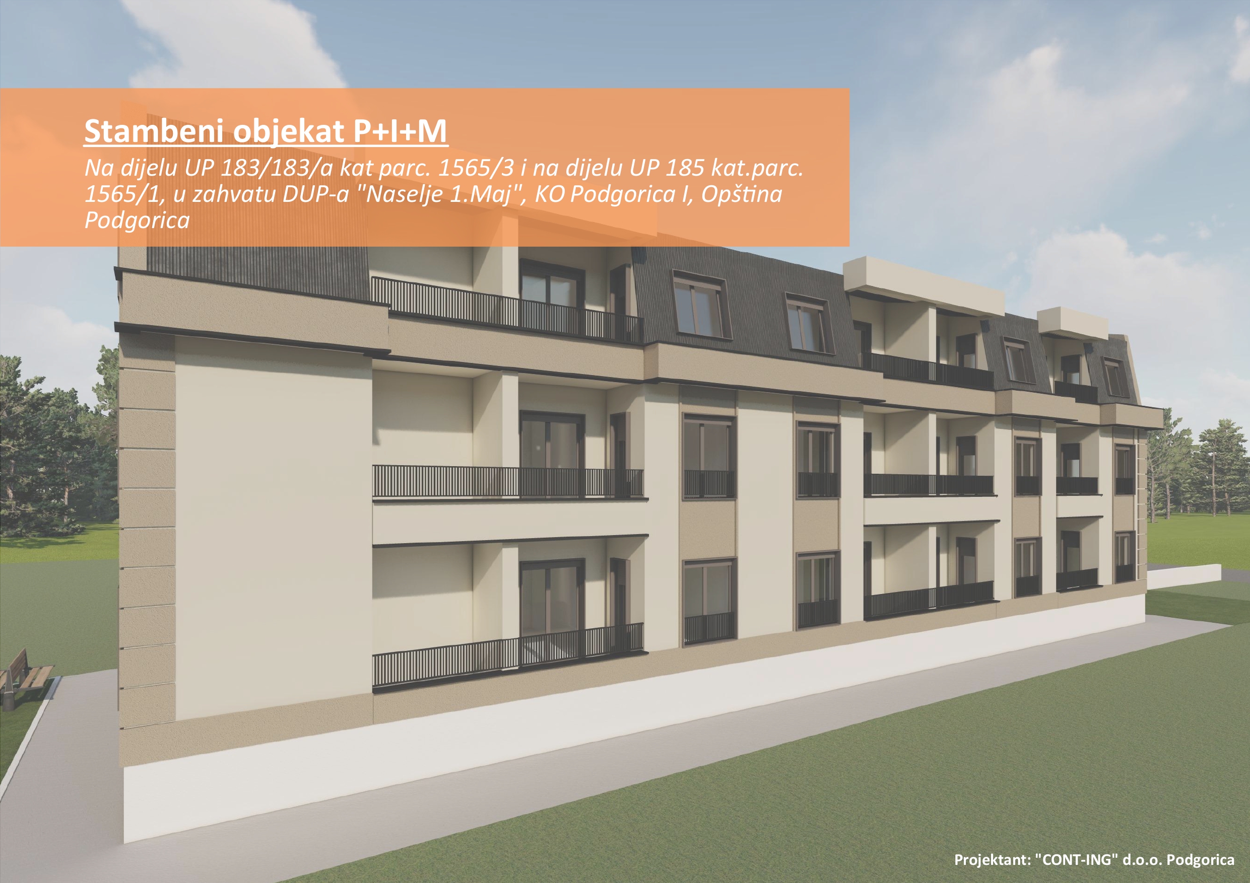 Stambeni objekat P+I+M - Podgorica